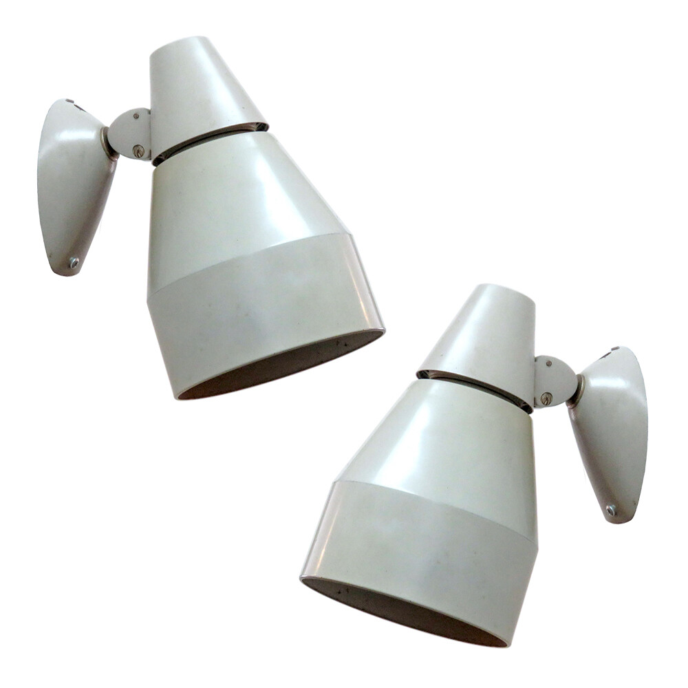 Pair of Kaiser Leuchten Wall Lamps, 1940