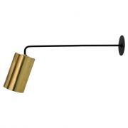 French Parscot Wall Light in Brass, 1970