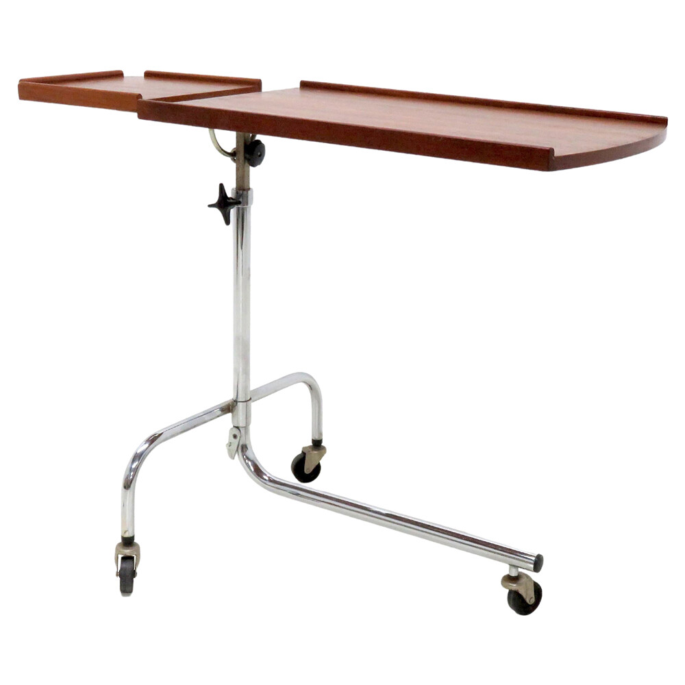 Danish Teak Reading and Serving Table by HMN Denmark, 1950