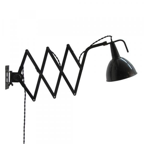 Wilhelm Bader Scissor Wall Lamp, 1930