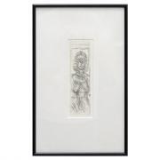Alberto Giacometti 'Annette de Face' Etching, 1955