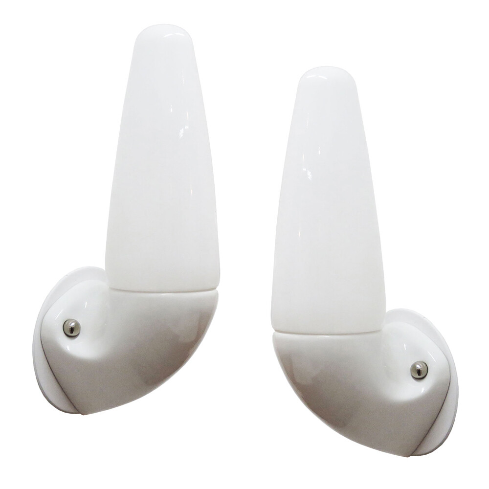 Pair of Ceramic Wall Lights by Sigvard Bernadotte