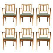 Set of Six Dining Chairs by Carl Malmsten, 1950