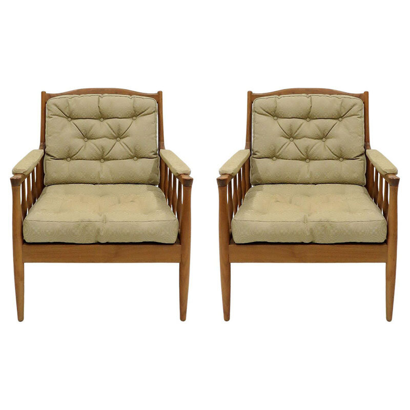 Armchairs by Kerstin Hörlin-Holmquist for OPE Möbler, 1960