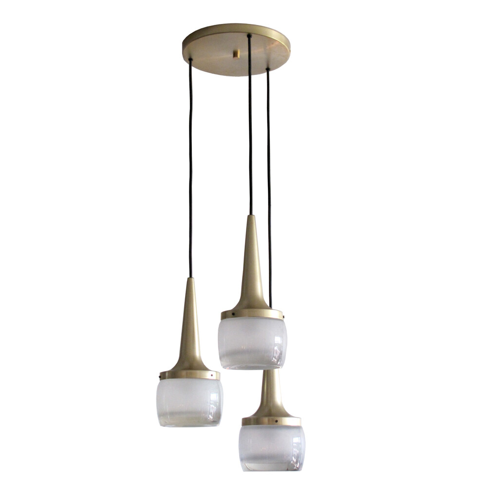 Three Pendant Chandelier by Staff Germany, 1960