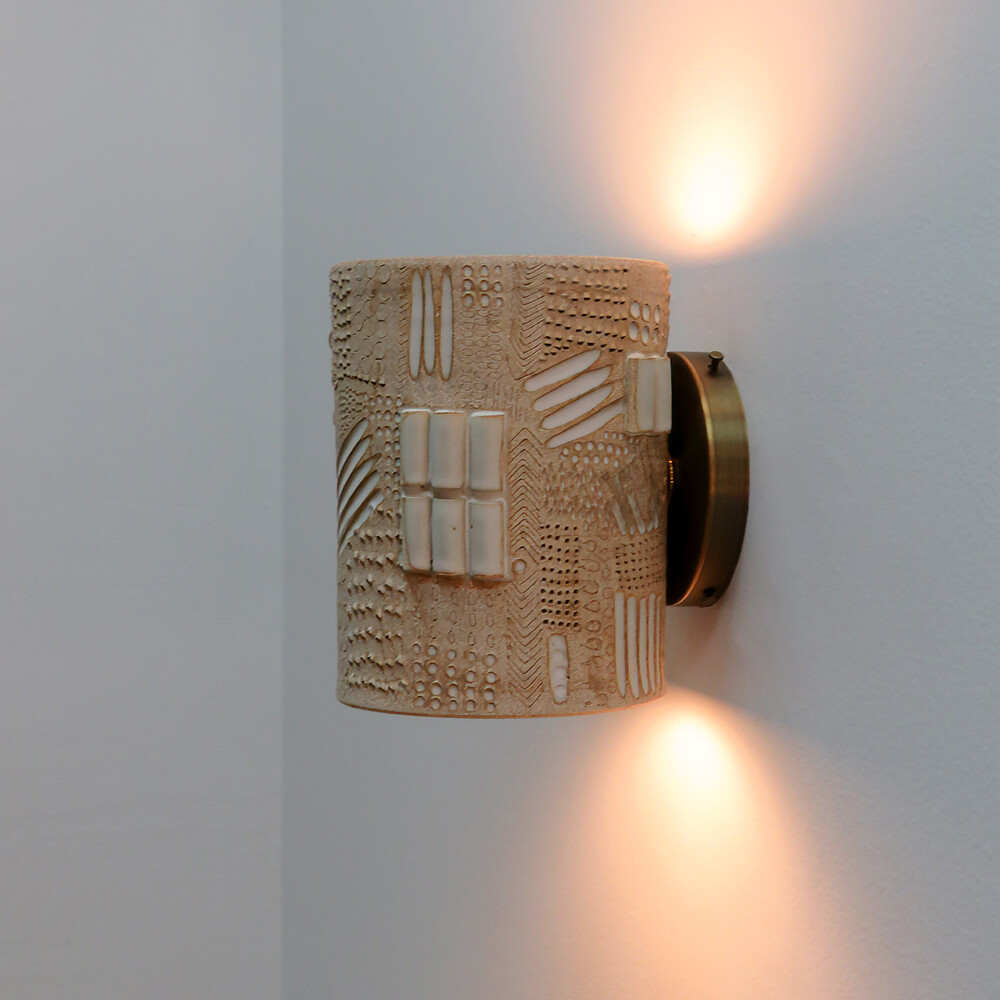 Ceramic Wall Light No.63 by Heather Levine - Gallery L7