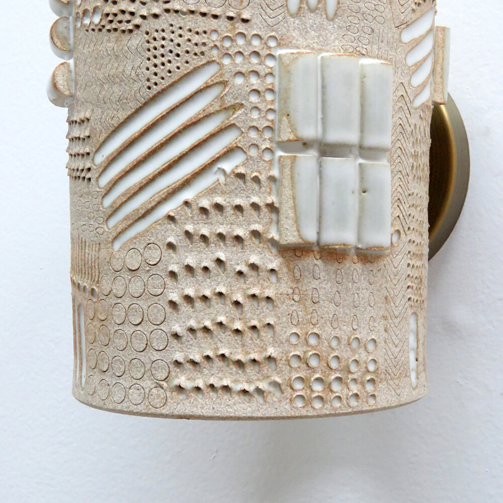 7806)SIGMA　EXCLUSIVE FOR WAREHOUSE 陶器の照明 Ceramic Wall Light No.63 by Heather Levine - Gallery L7