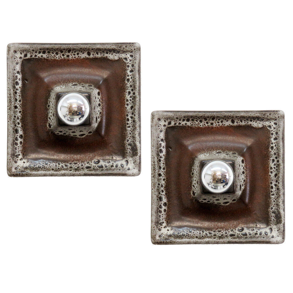 German Ceramic Wall Lights, 1960