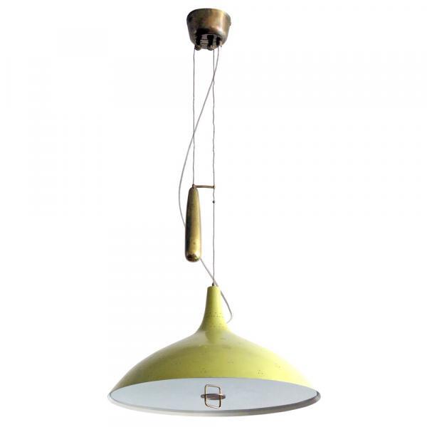 Large Paavo Tynell Counter Weight Chandelier 'A1965', 1950