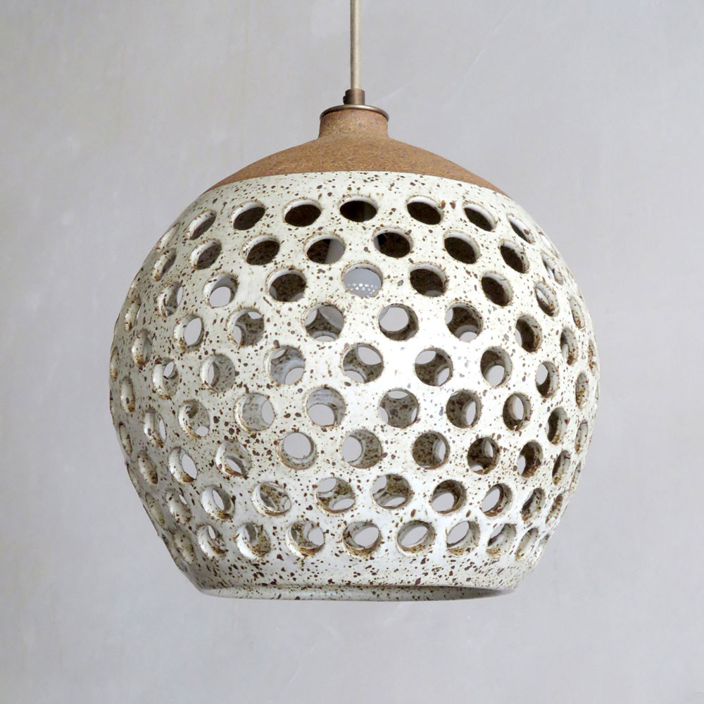 Ceramic Pendant Light No. L519 by Heather Levine - Gallery L7
