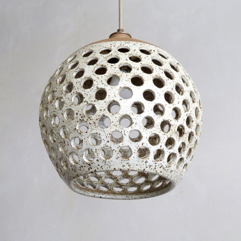 Ceramic Pendant Light No. L519 by Heather Levine - Gallery L7