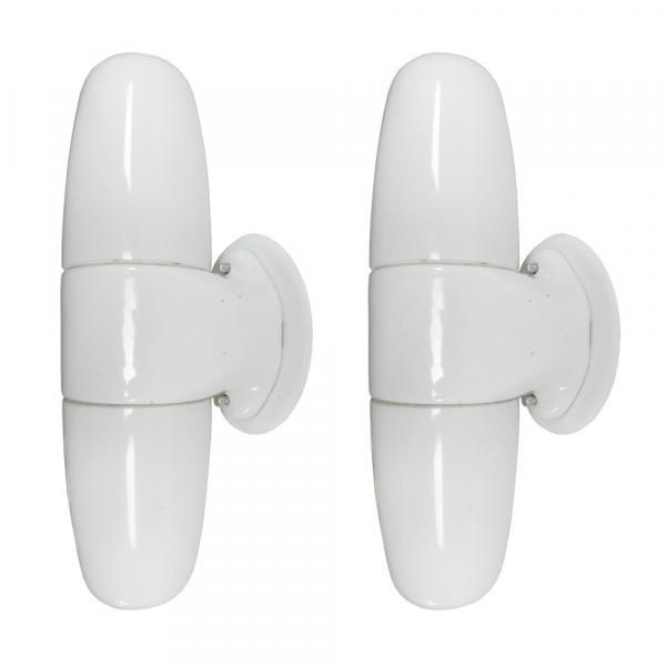 Large Wagenfeld Double Wall Lights, 1950