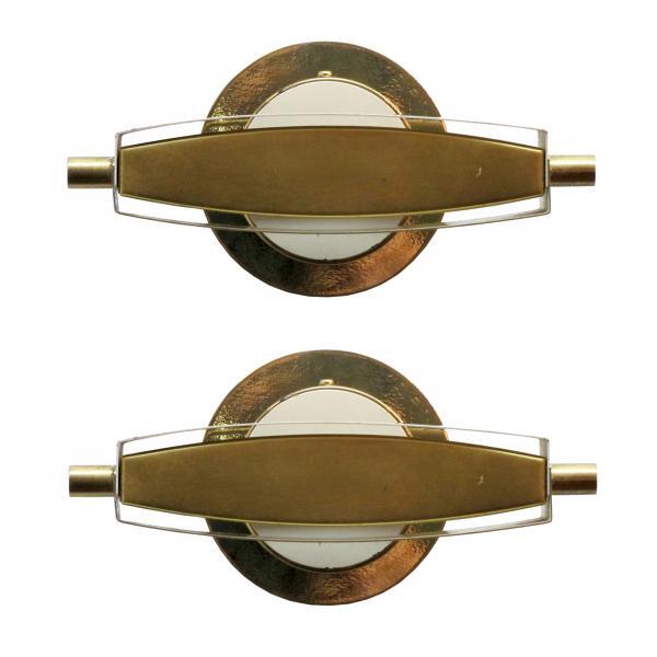 Pair of Jacques Biny Wall Lights, 1950